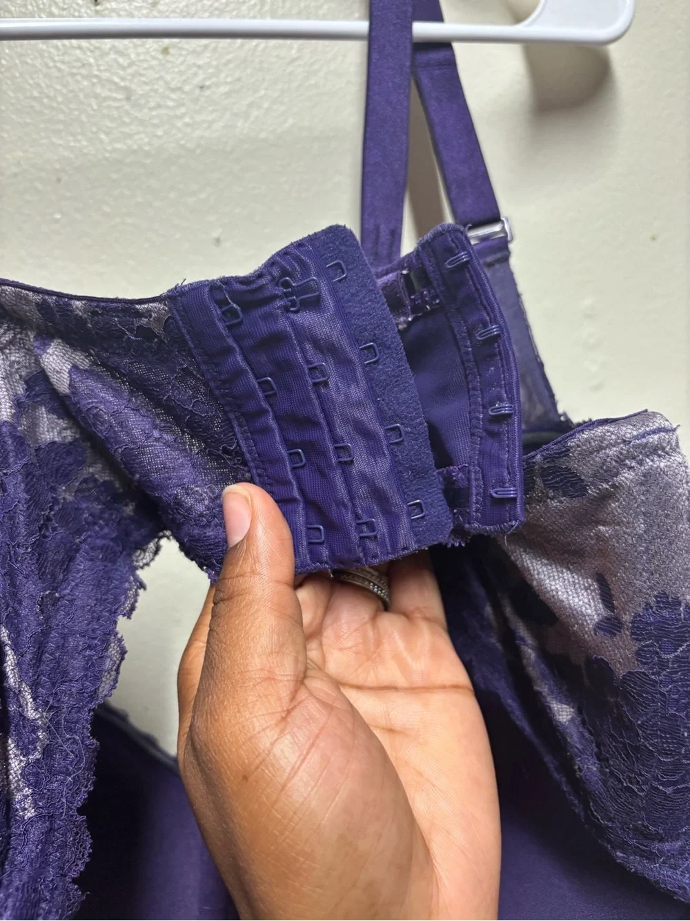 Torrid Bombshell Everyday Strapless Push-Up Bra eggplant purple 44DDD